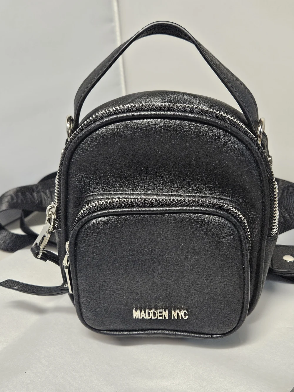 Nwot Black Madden NYC Micro Backpack Back Pack